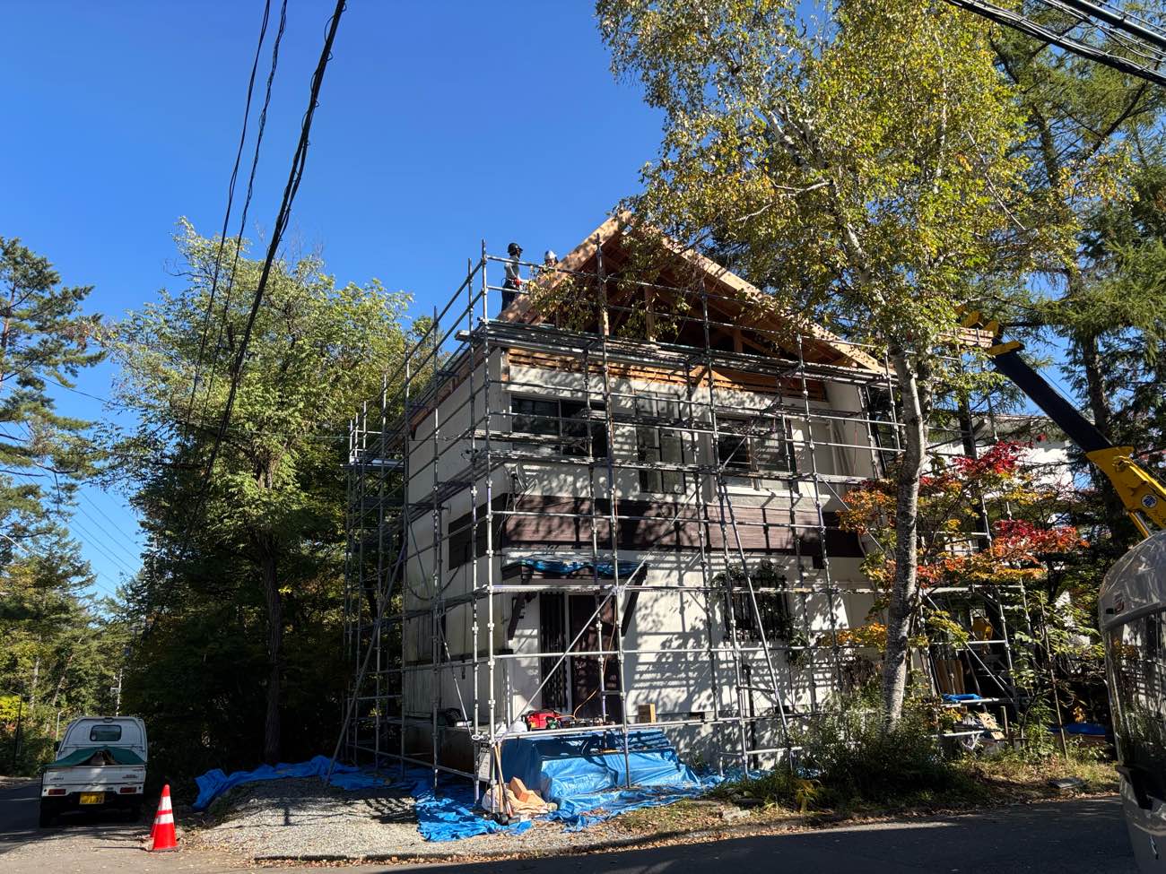 I様雪害部修理工事